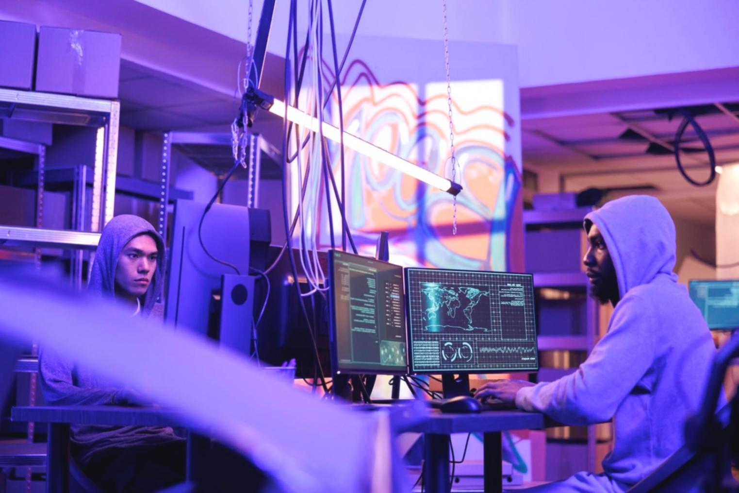 Technical support workspace with mobile development tools
